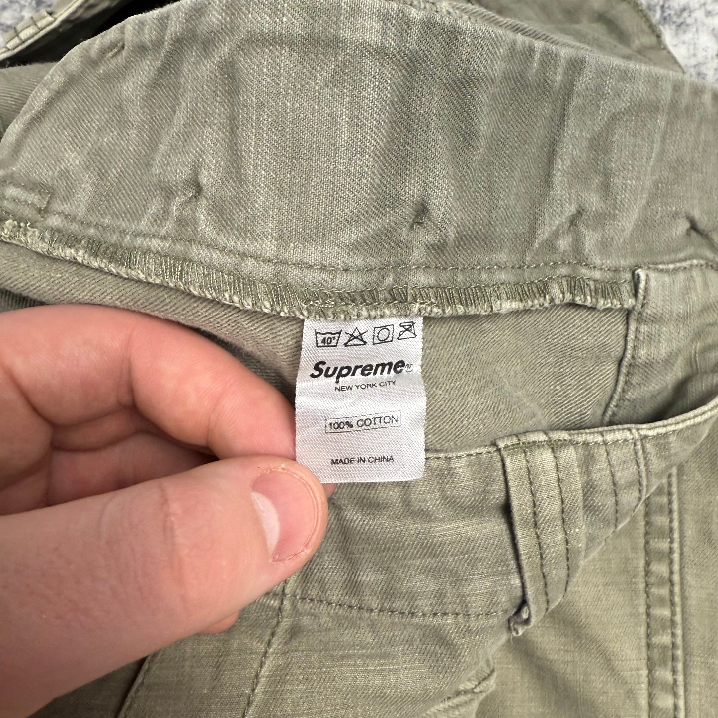 Supreme Cargo Khakis Military ‘Green’ Pants