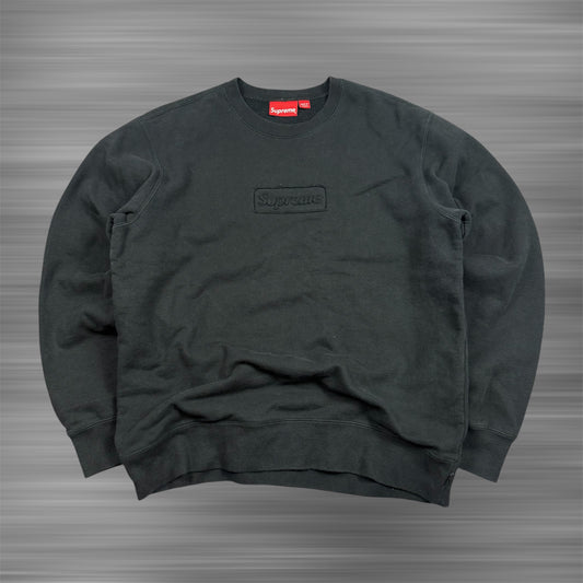 Supreme Cutout Logo ‘Black’ Crewneck