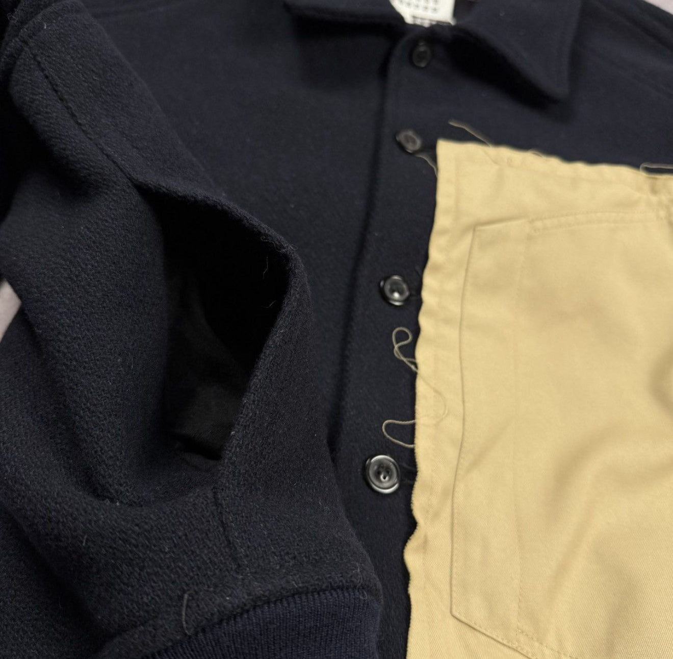 Maison Margiela Contrast Panel Jacket