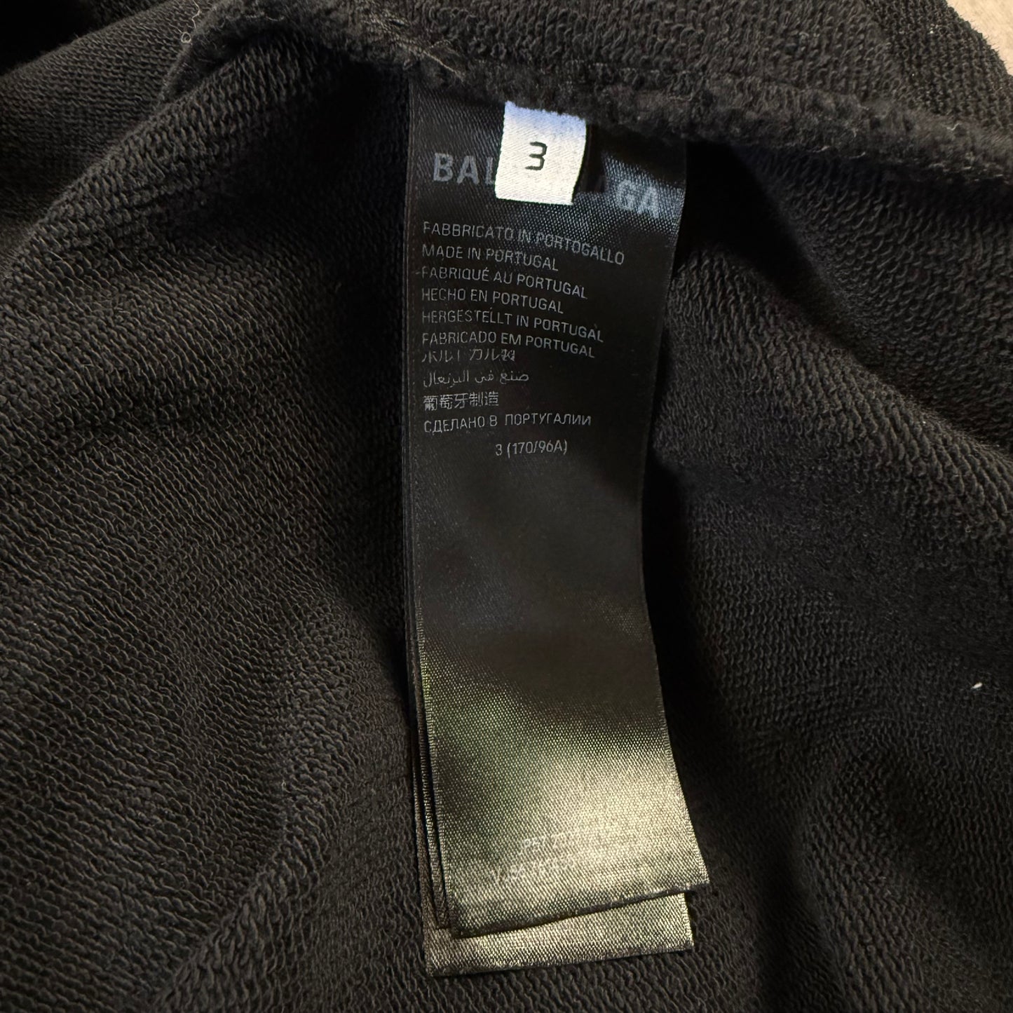 Balenciaga Surfer ‘Black’ Logo Hoodie