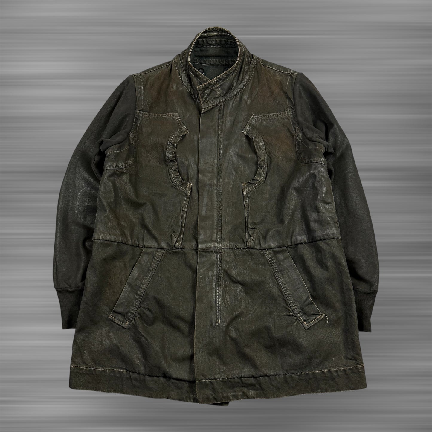 A/W 2001 Rick Owens SLAB Sherpa Lined Parka Jacket