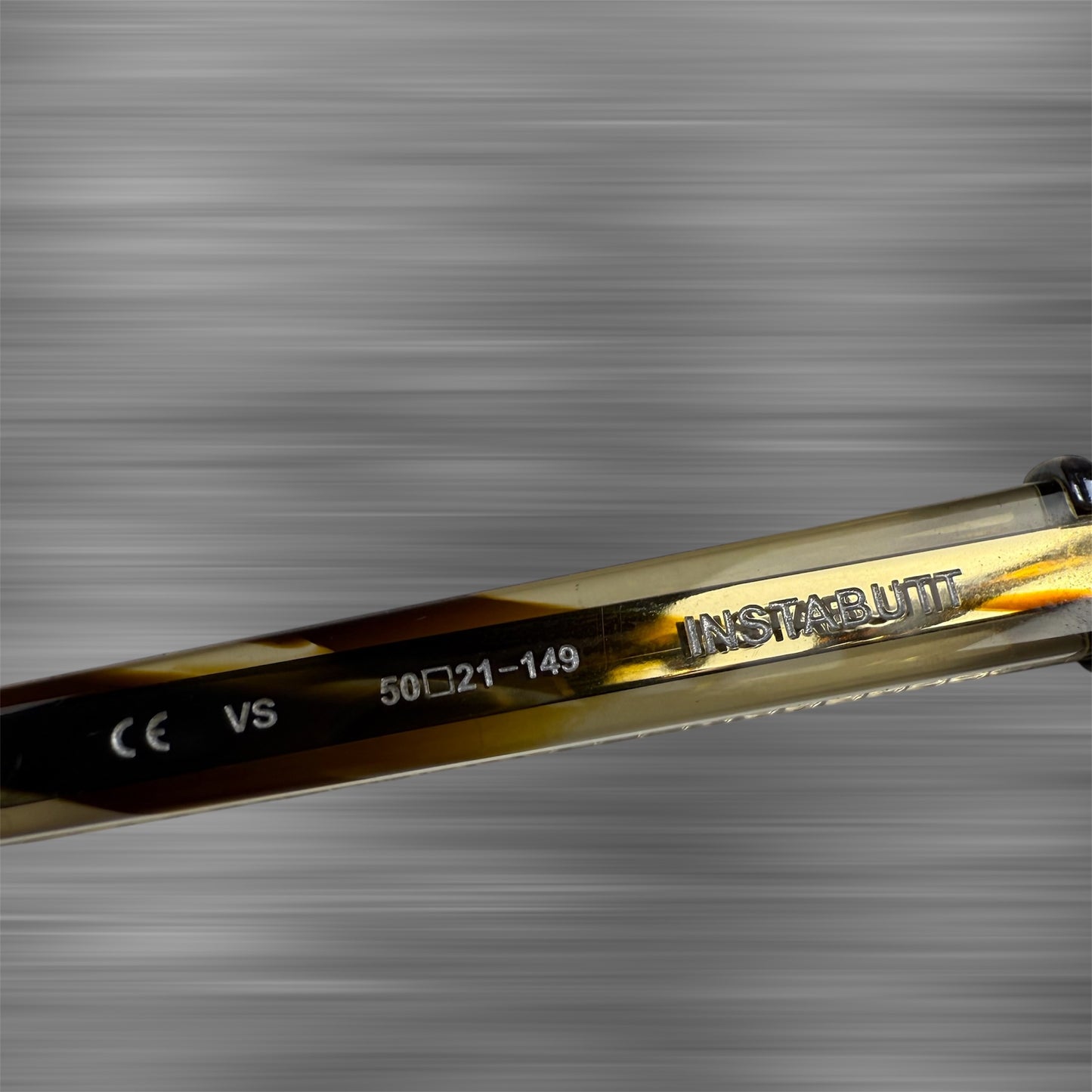 Chrome Hearts ‘Instabutt’ Fleur Tortoise Shell Prescription Glasses