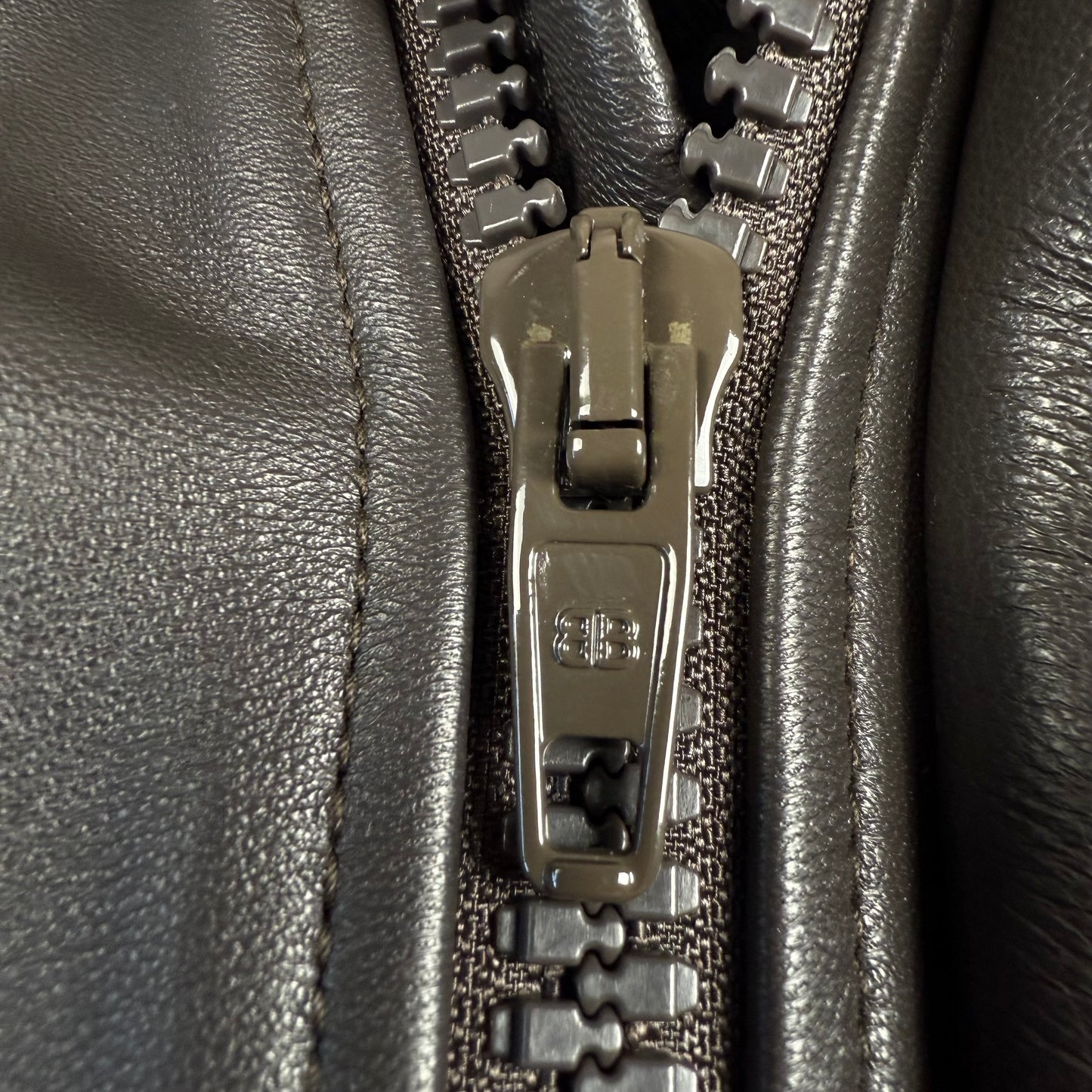 Balenciaga Sporty B Taxi Leather Jacket