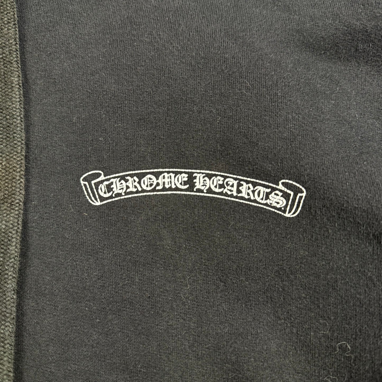 Chrome Hearts Scroll Logo ‘Black’ Hoodie