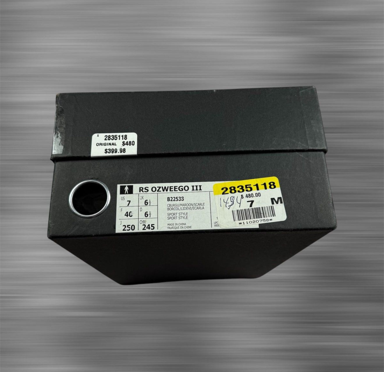 Raf Simons Ozweego SS18 3 Burgundy