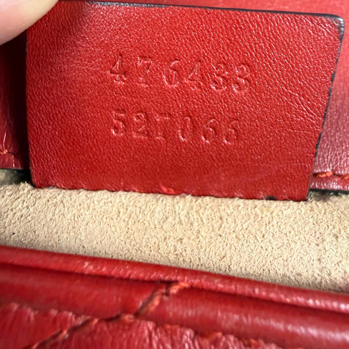 Gucci GG Marmont Red Matelassé Super Mini Bag