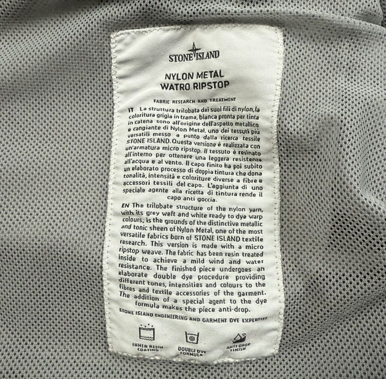 Stone Island Nylon Metal Ripstop Jacket