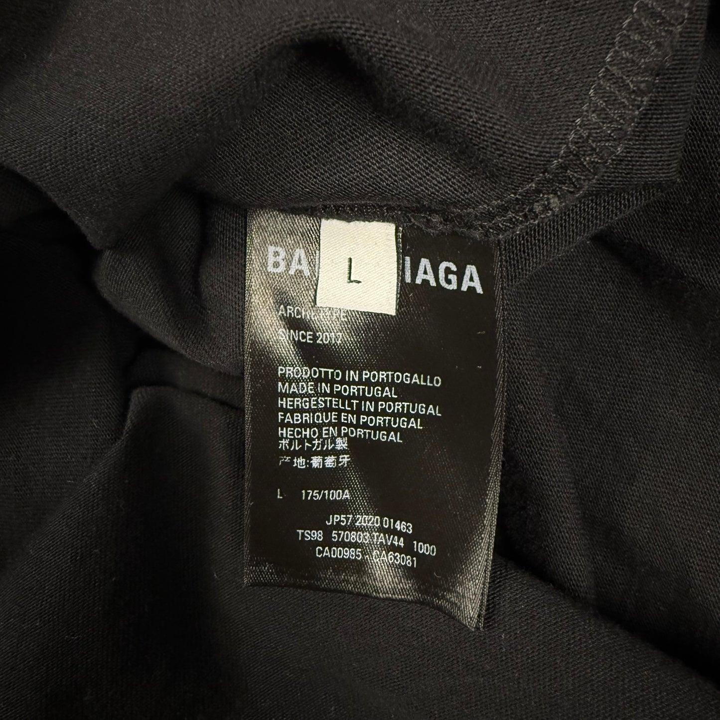 Balenciaga Big Logo ‘Black’ T-Shirt