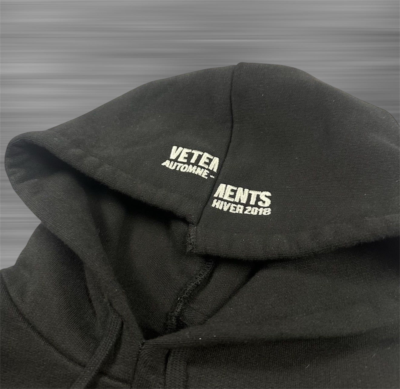 VETEMENTS 2018 Antwerpen Deconstructed Hoodie
