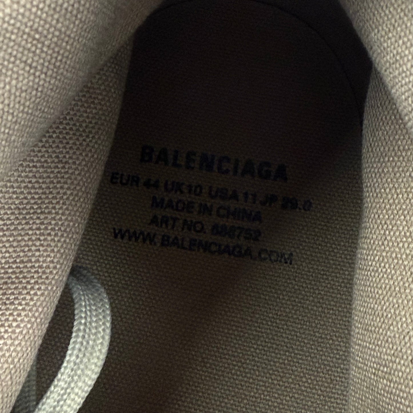 Balenciaga Paris Monogram High Top Shoes