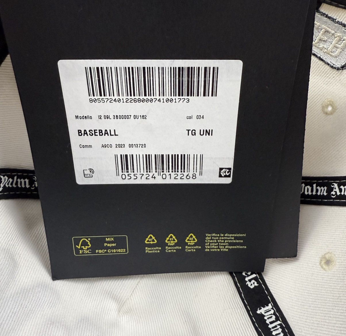 Moncler x Palm Angels Distressed Cap