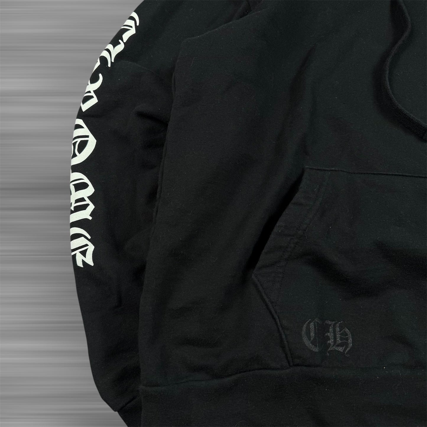Chrome Hearts Vertical Black Hoodie