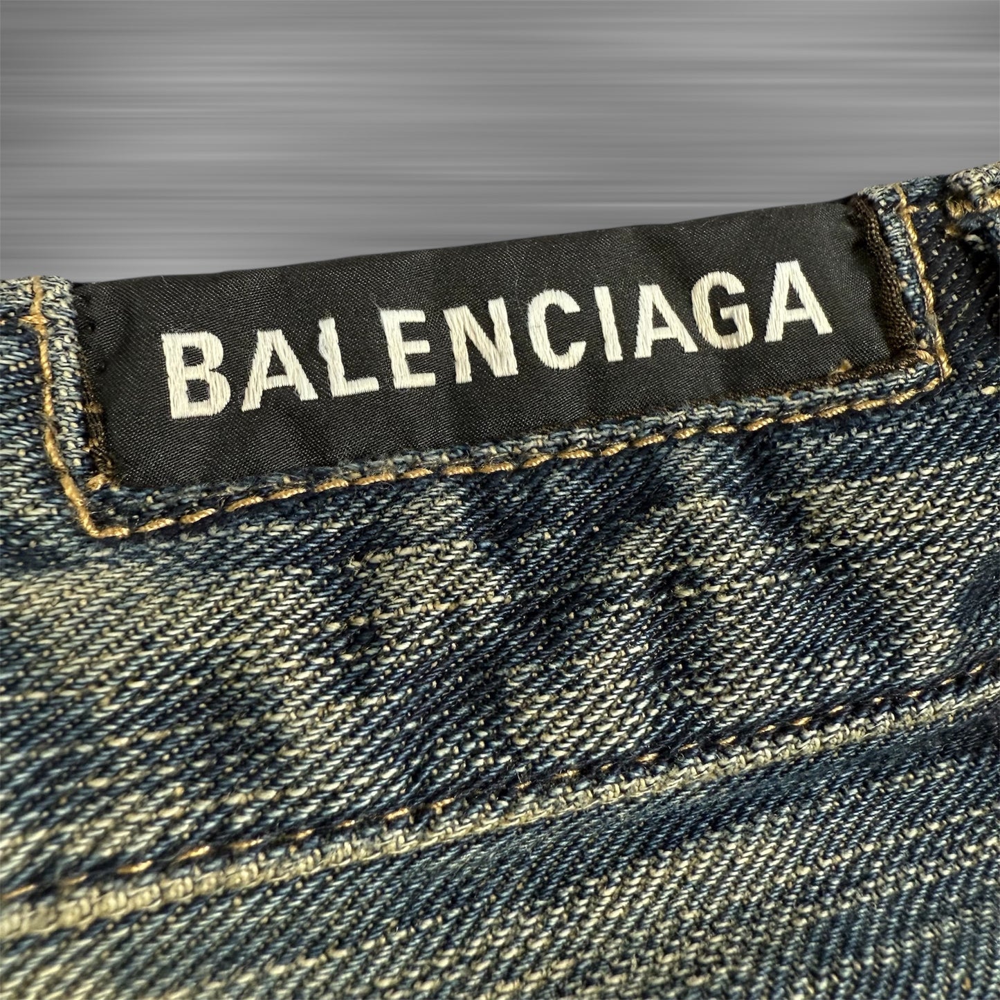 Balenciaga Flared Distressed Jeans