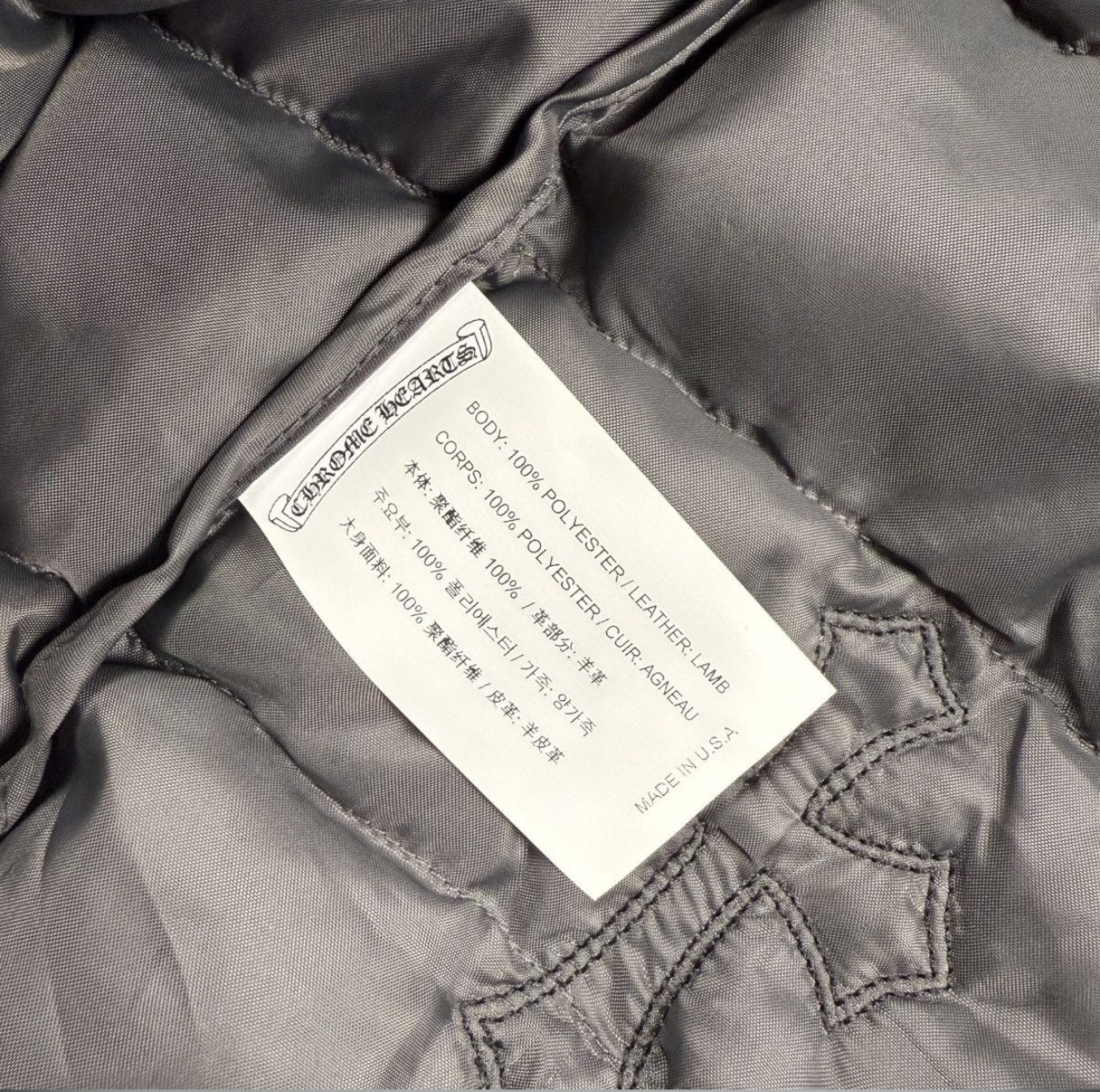 1/1 Extremely Rare Chrome Hearts Micro Puffer Kids Size