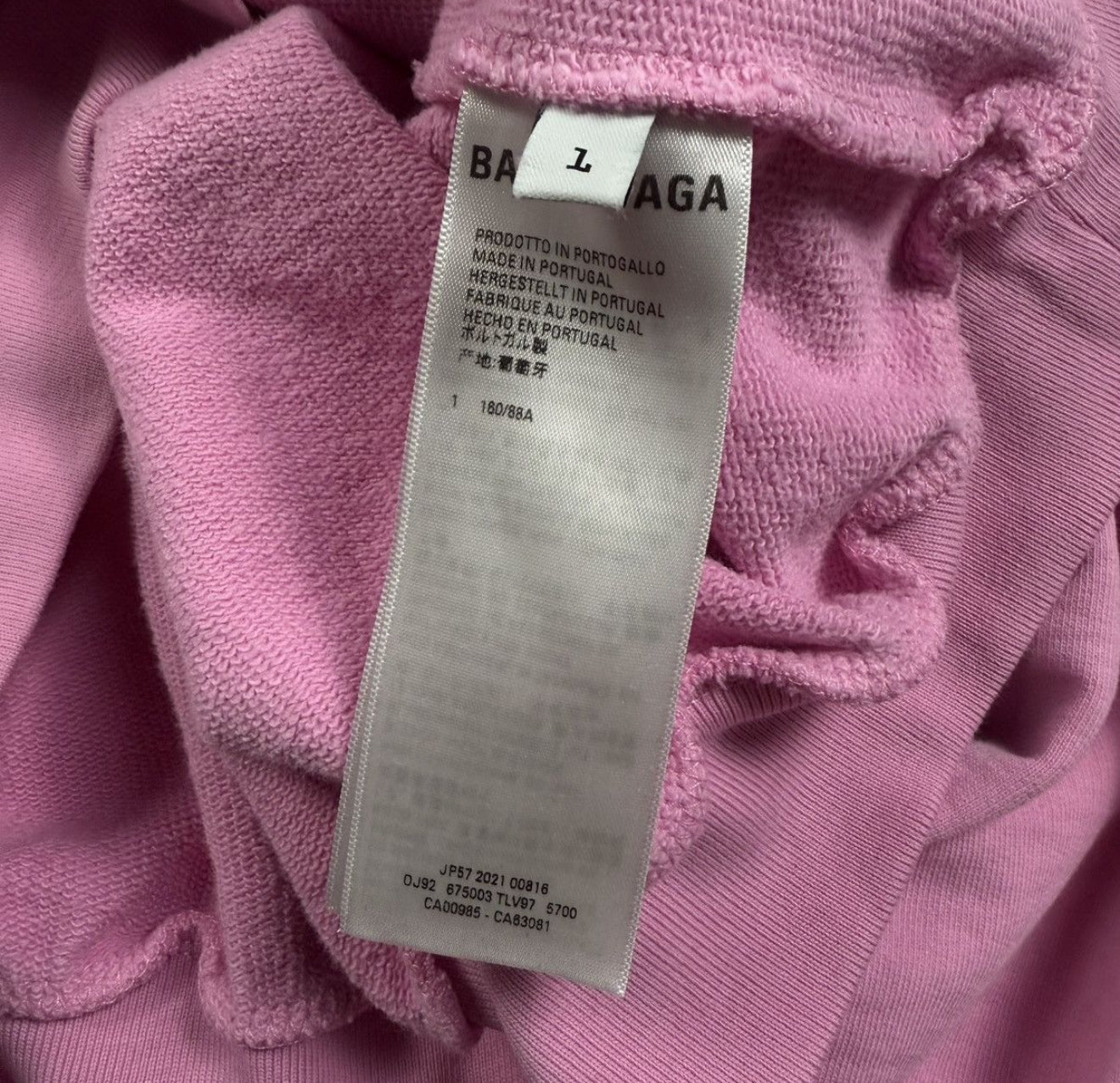 Balenciaga Pink 5 Star Hotel Hoodie