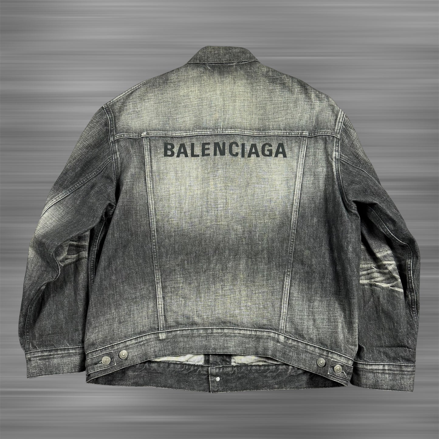 Balenciaga Denim Oversized Jacket