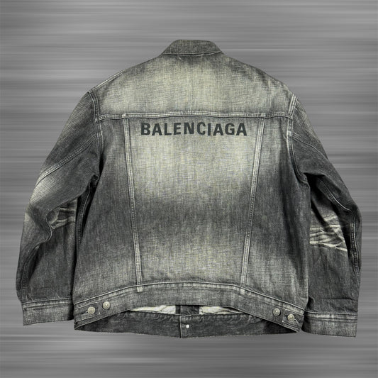 Balenciaga Denim Oversized Jacket
