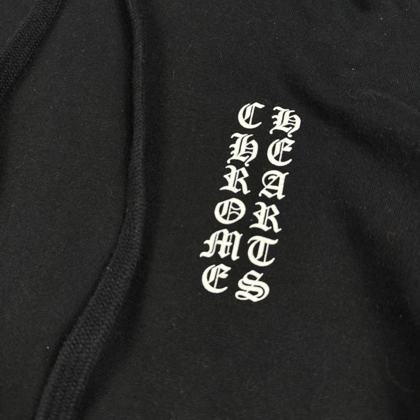 Chrome Hearts Vertical Black Hoodie