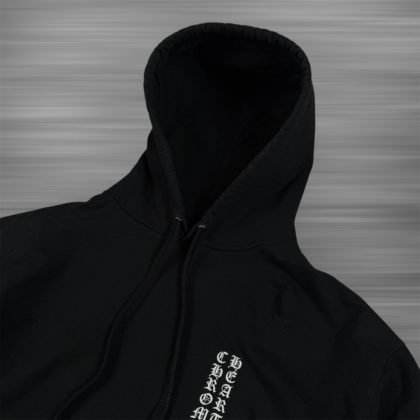 Chrome Hearts Vertical Black Hoodie
