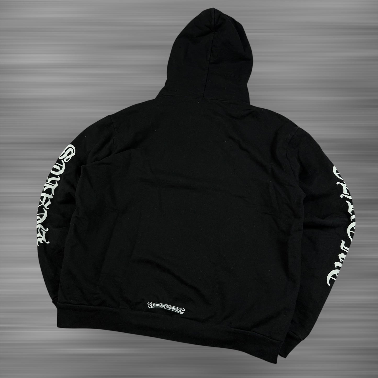 Chrome Hearts Vertical Black Hoodie