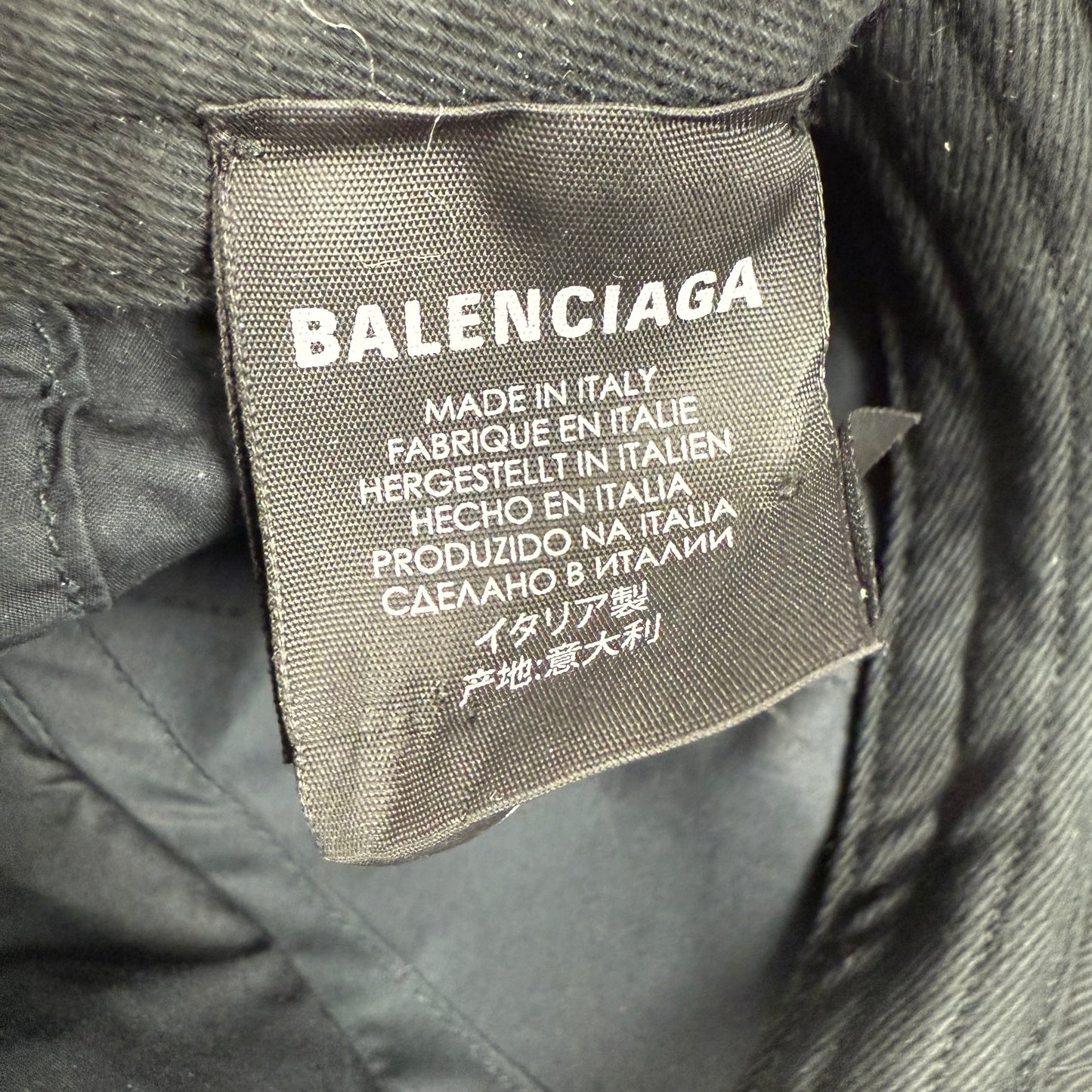 Balenciaga Mode Embroidered Big Logo ‘Black’ Cap