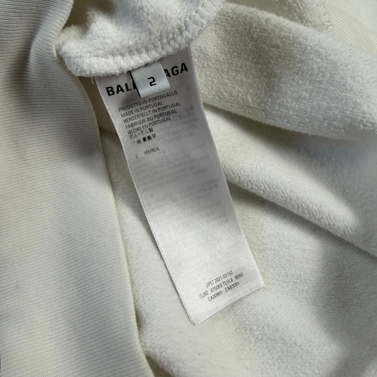 Balenciaga Paris Logo ‘White’ Hoodie