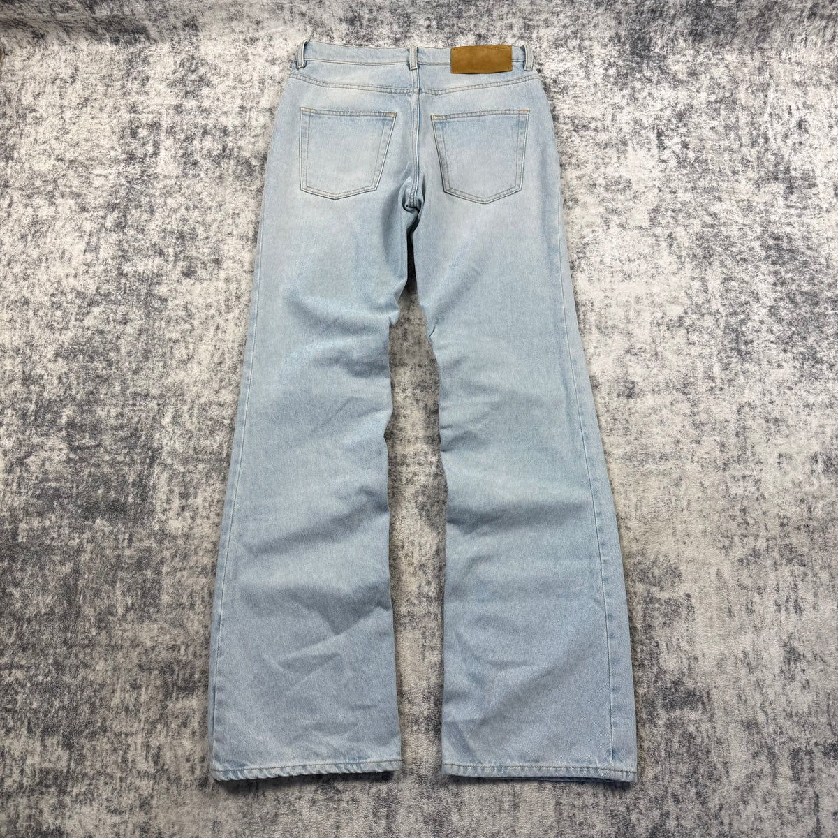 Off-White FW22 Seasonal Light Wash Flared Denim Jeans