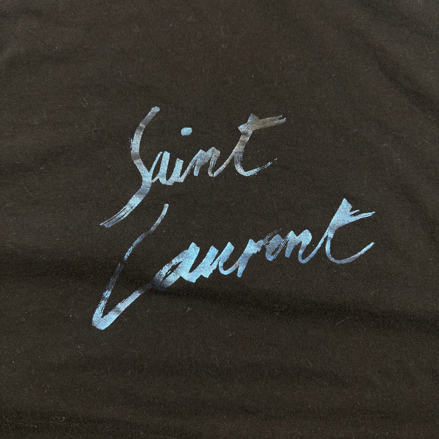 Saint Laurent Signature Big Logo ‘Black’ T-Shirt