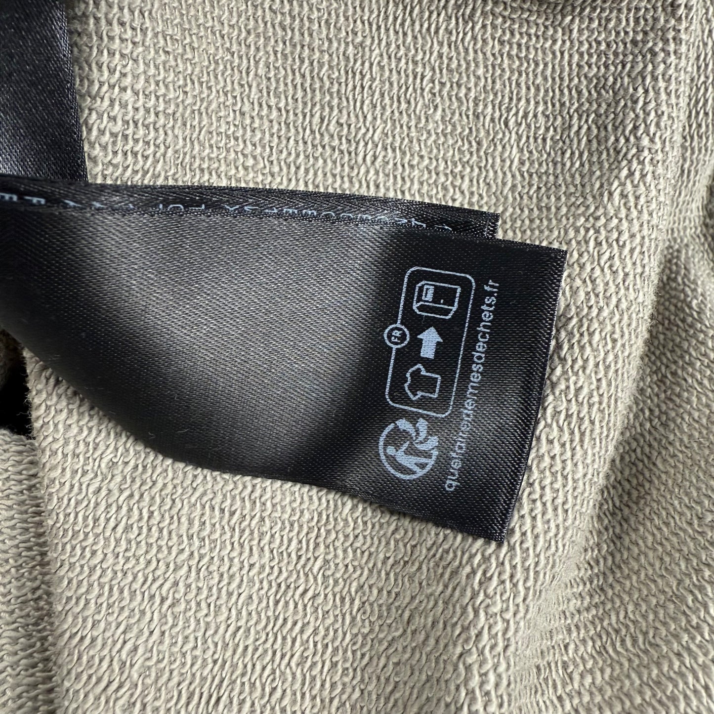 Balenciaga Distressed Embroidered Big Logo Hoodie