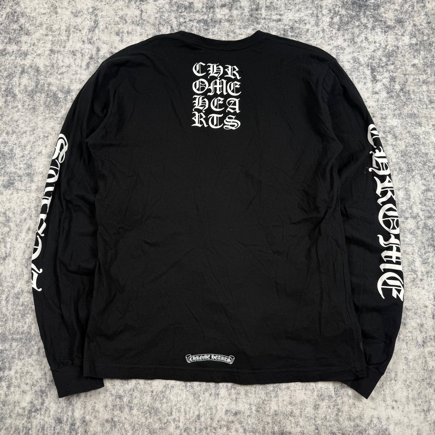 Chrome Hearts Script Logo ‘Black’ Long Sleeve