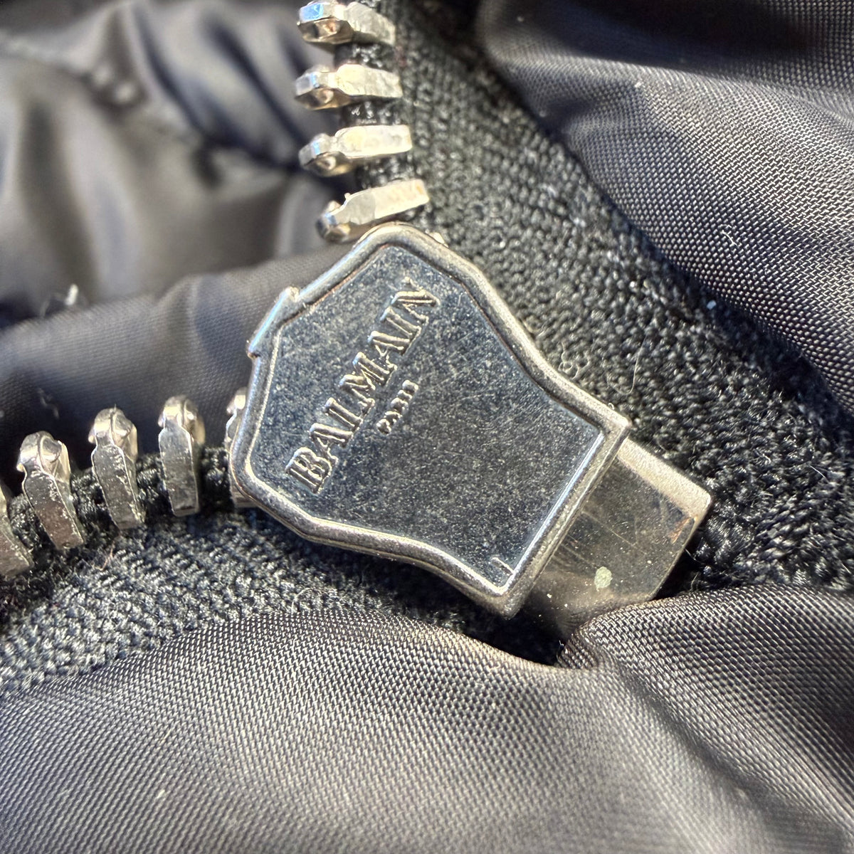 Balmain Padded Quilted Shell Hooded ‘Black’ Gilet