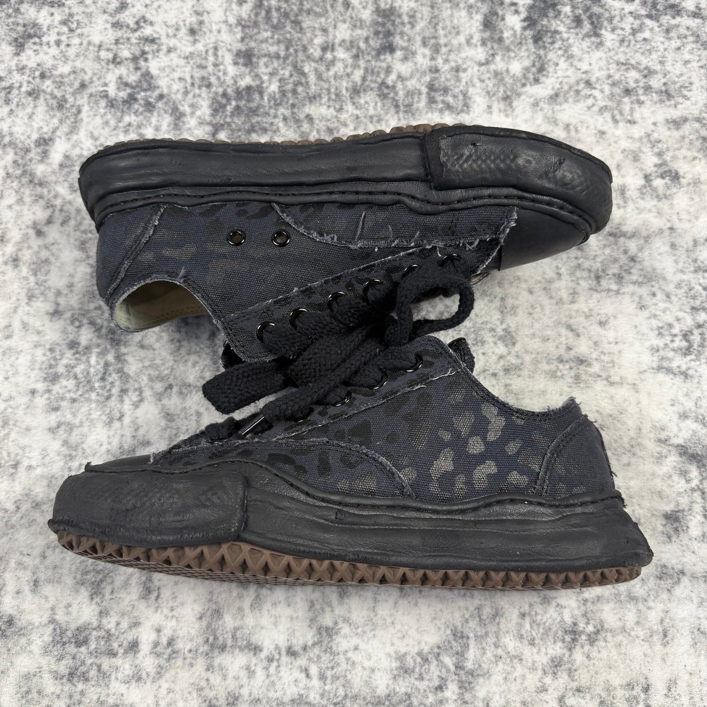 Maison Mihara Yasuhiro Peterson Leopard-Print ‘Black’ Shoes