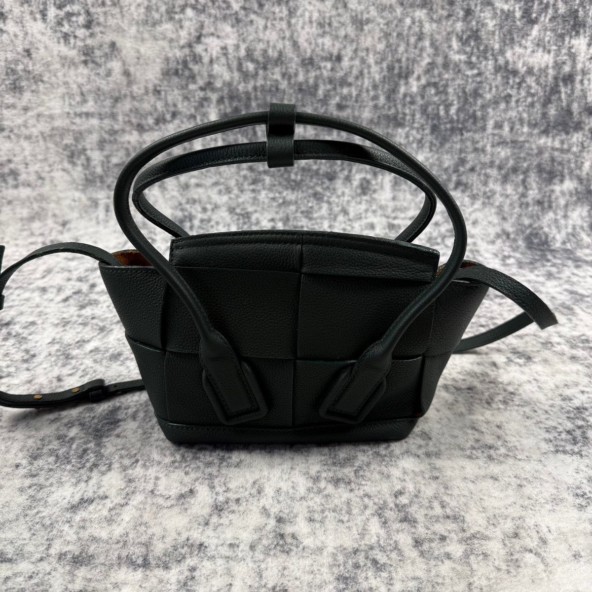 Bottega Veneta Mini Arco Intrecciato Leather Tote Bag