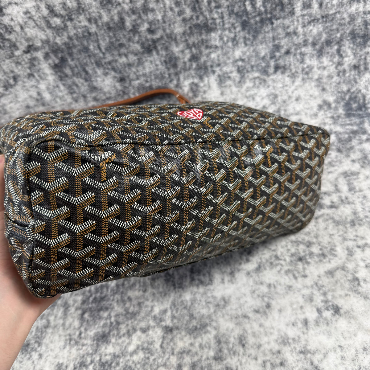 Goyard Bohème Black Goyardine Limited Edition Hobo Bag