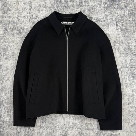 Acne Studios SS22 Doverio Wool ‘Black’ Cropped Jacket