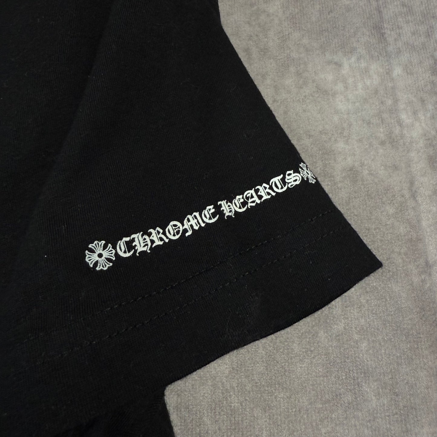 Chrome Hearts Neck Logo Tee ‘Black’