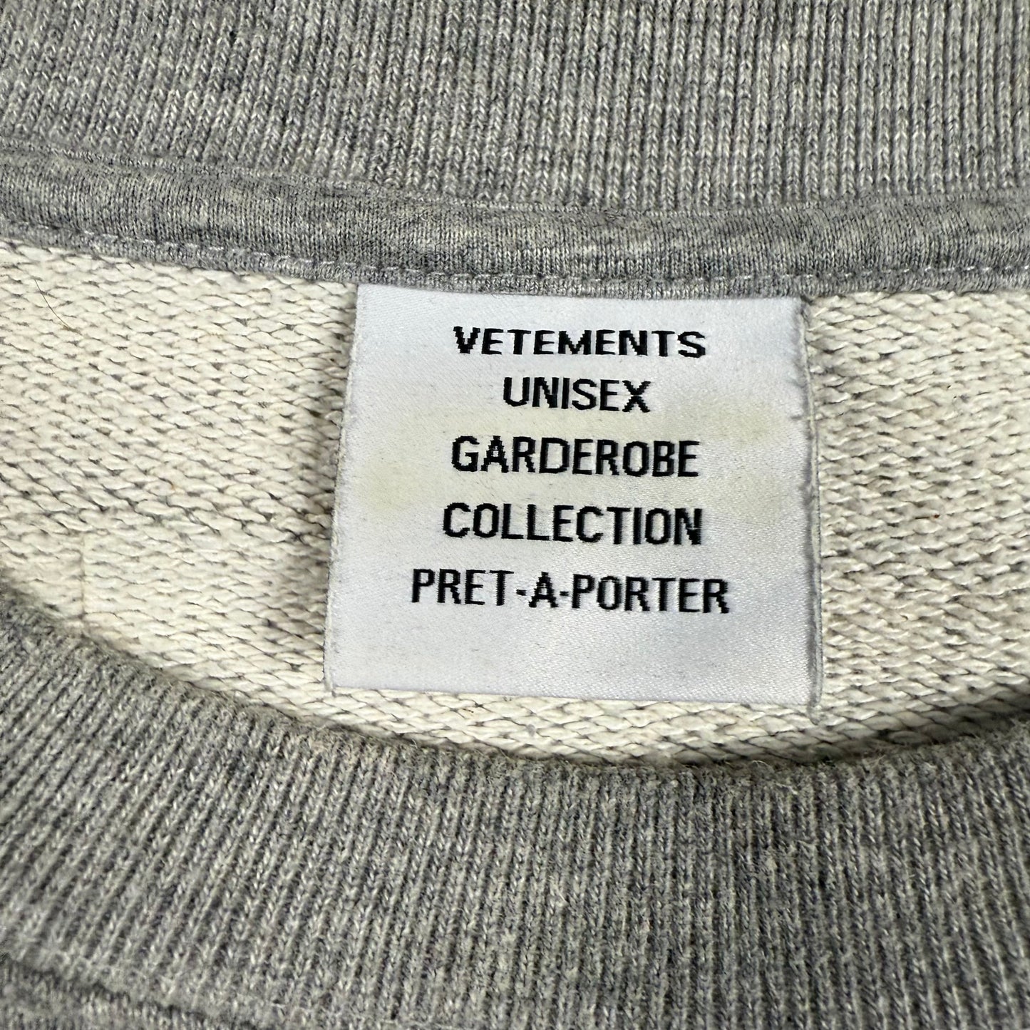 Vetements Cutest Fruits ‘Gray’ Crewneck