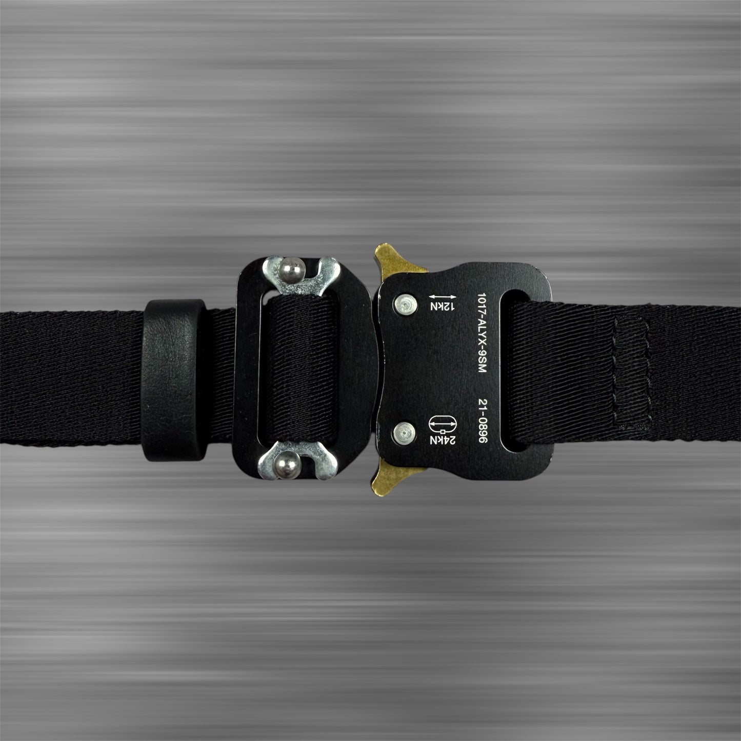 1017 Alyx 9SM Black Rollercoaster Belt