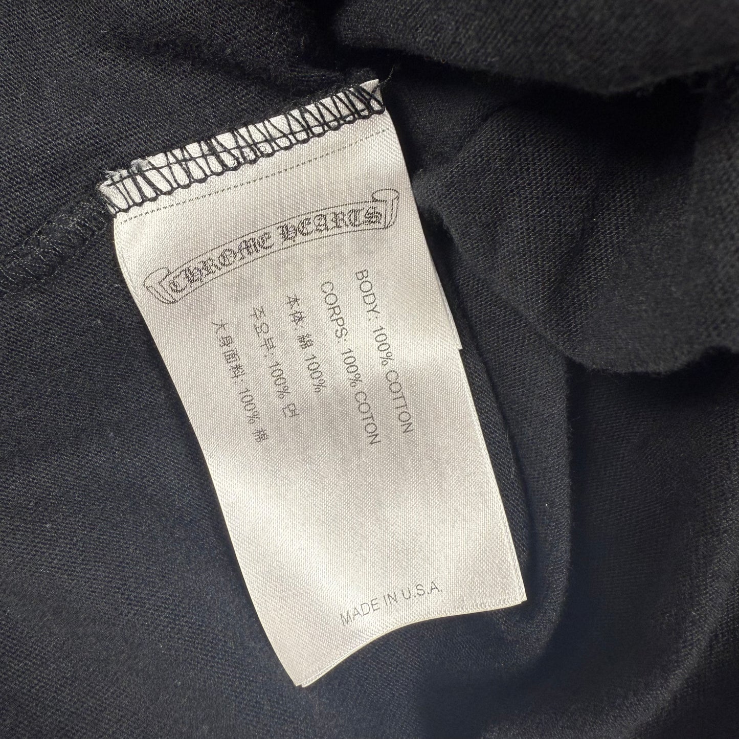 Chrome Hearts Hollywood Triple Cross ‘Black’ T-Shirt