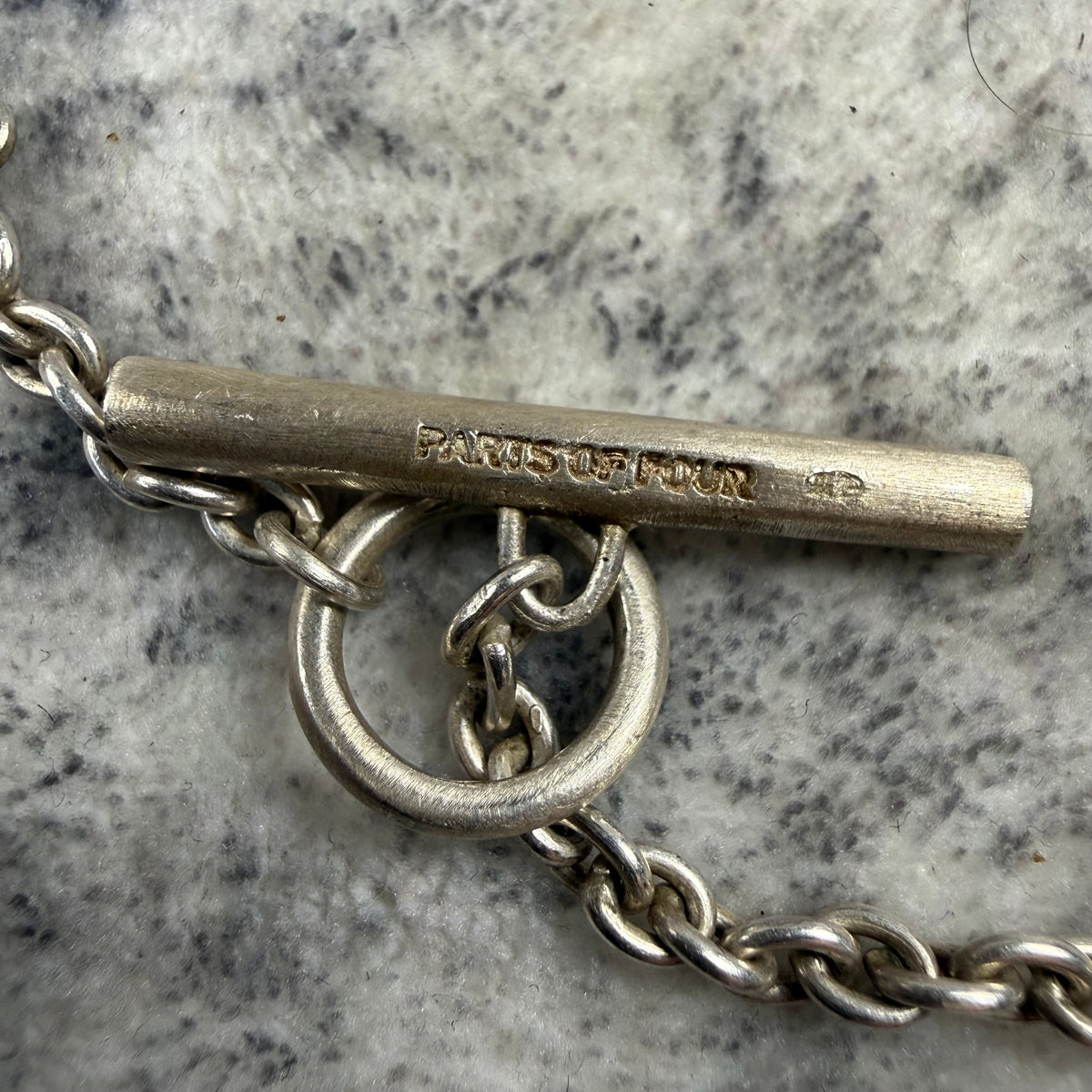 Parts of Four Sterling Silver Plate Pendant Necklace