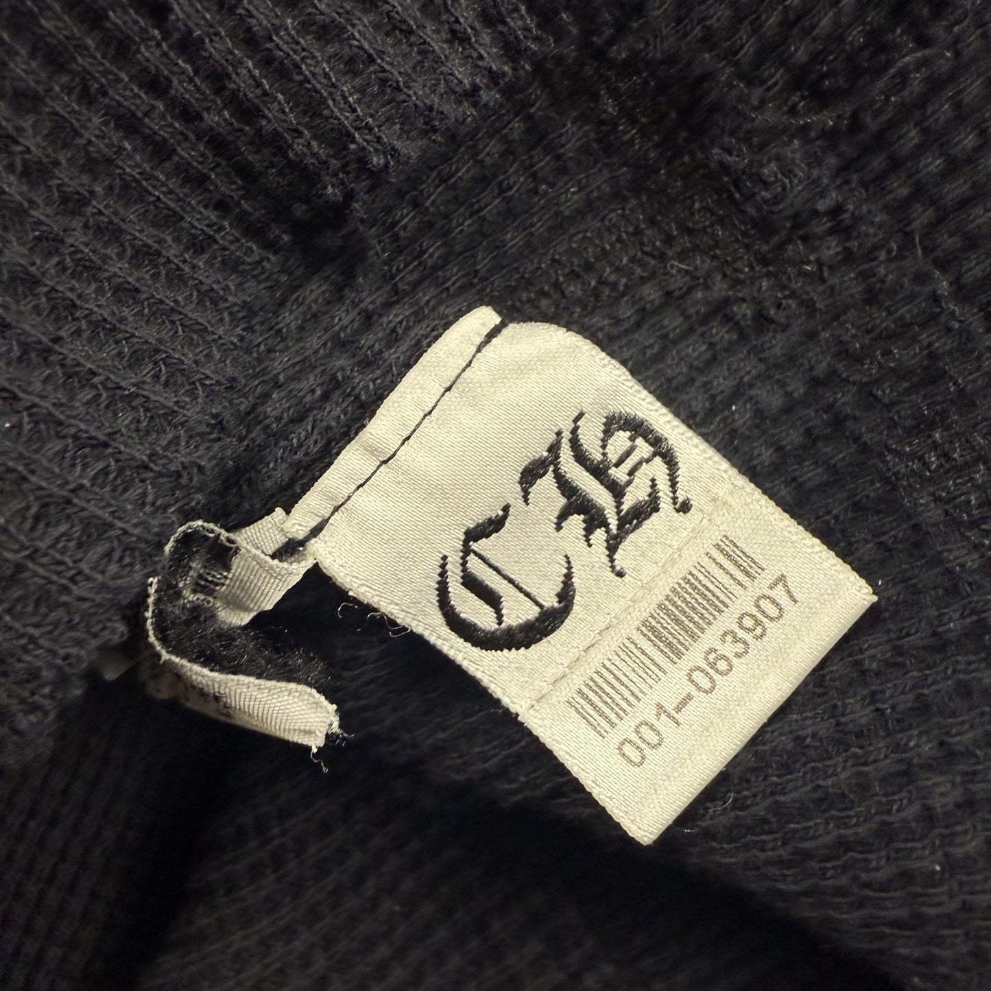 Chrome Hearts Horseshoe Thermal ‘Black’ Hoodie