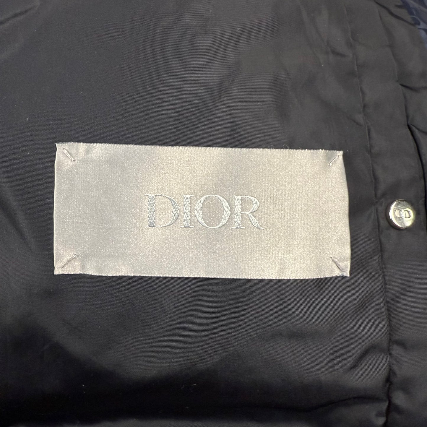 Dior Oblique ‘Navy/Blue’ Technical Jacquard Down Jacket