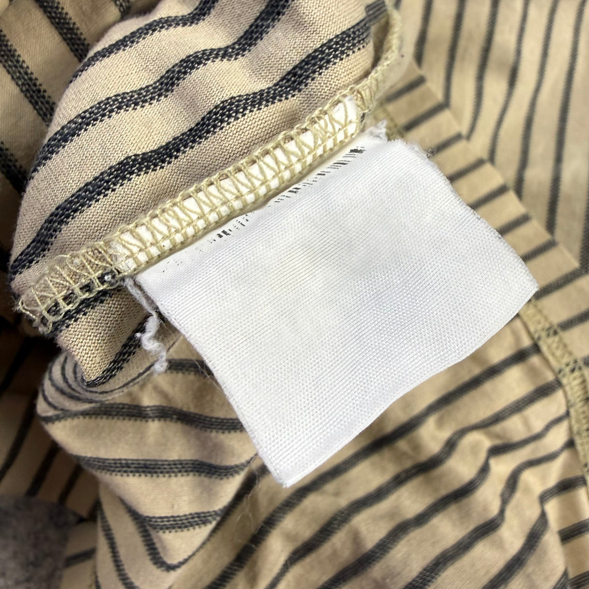 Vintage Yves Saint Laurent Pour Homme Striped Long Sleeve Polo