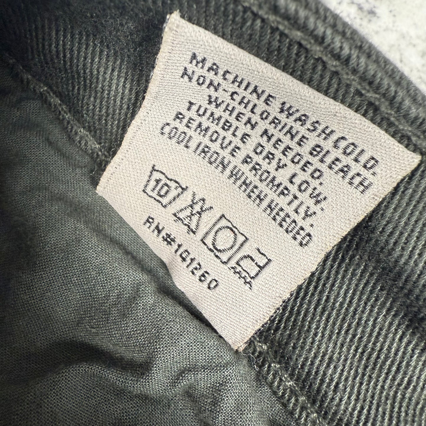 KDNK Distressed Flared ‘Green’ Jeans