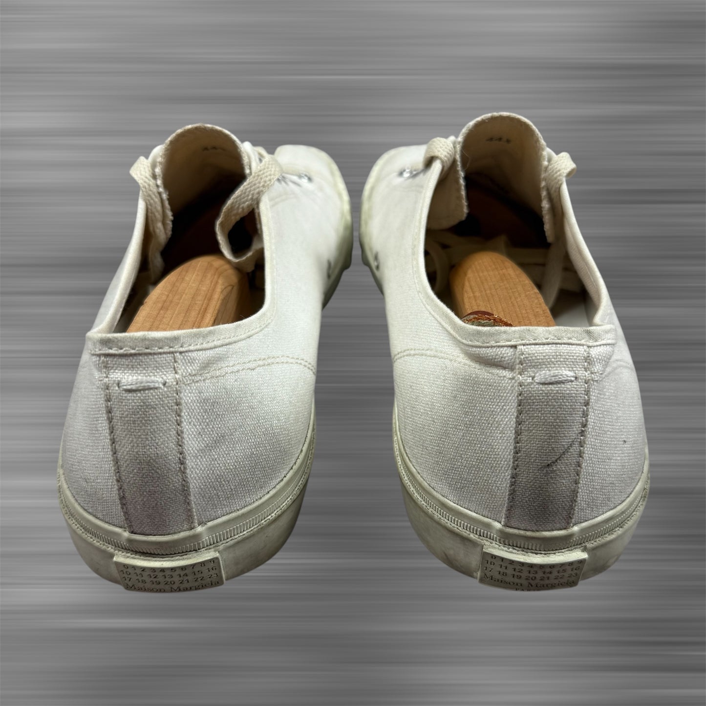 Maison Margiela Canvas Low ‘White’ Tabi Shoes