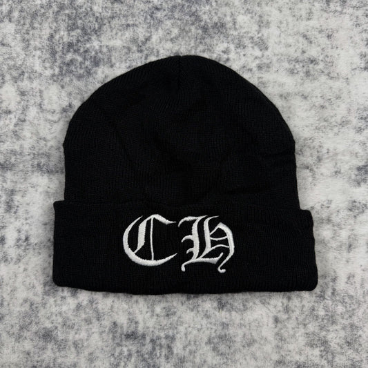 Chrome Hearts Vintage Embroidered CH Logo ‘Black’ Beanie
