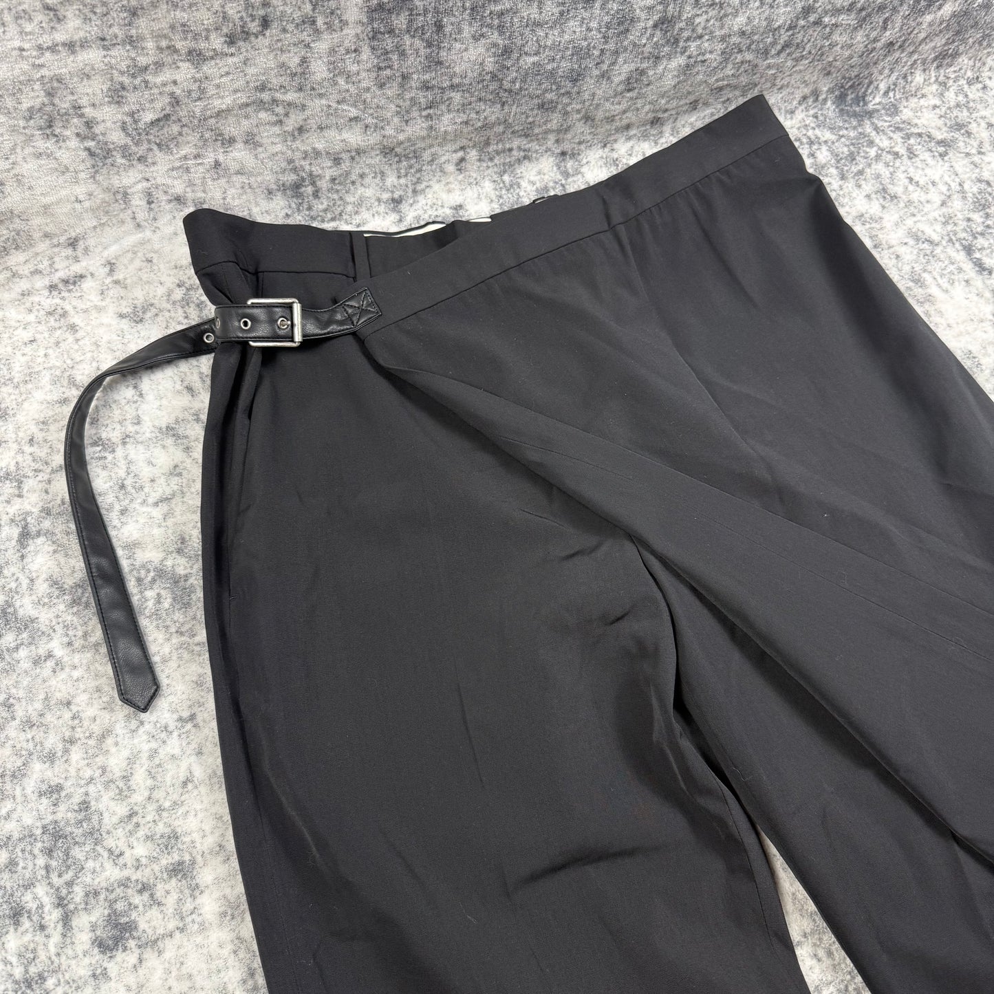 Acne Studios Stretch Wool-Blend Wraparound Trousers