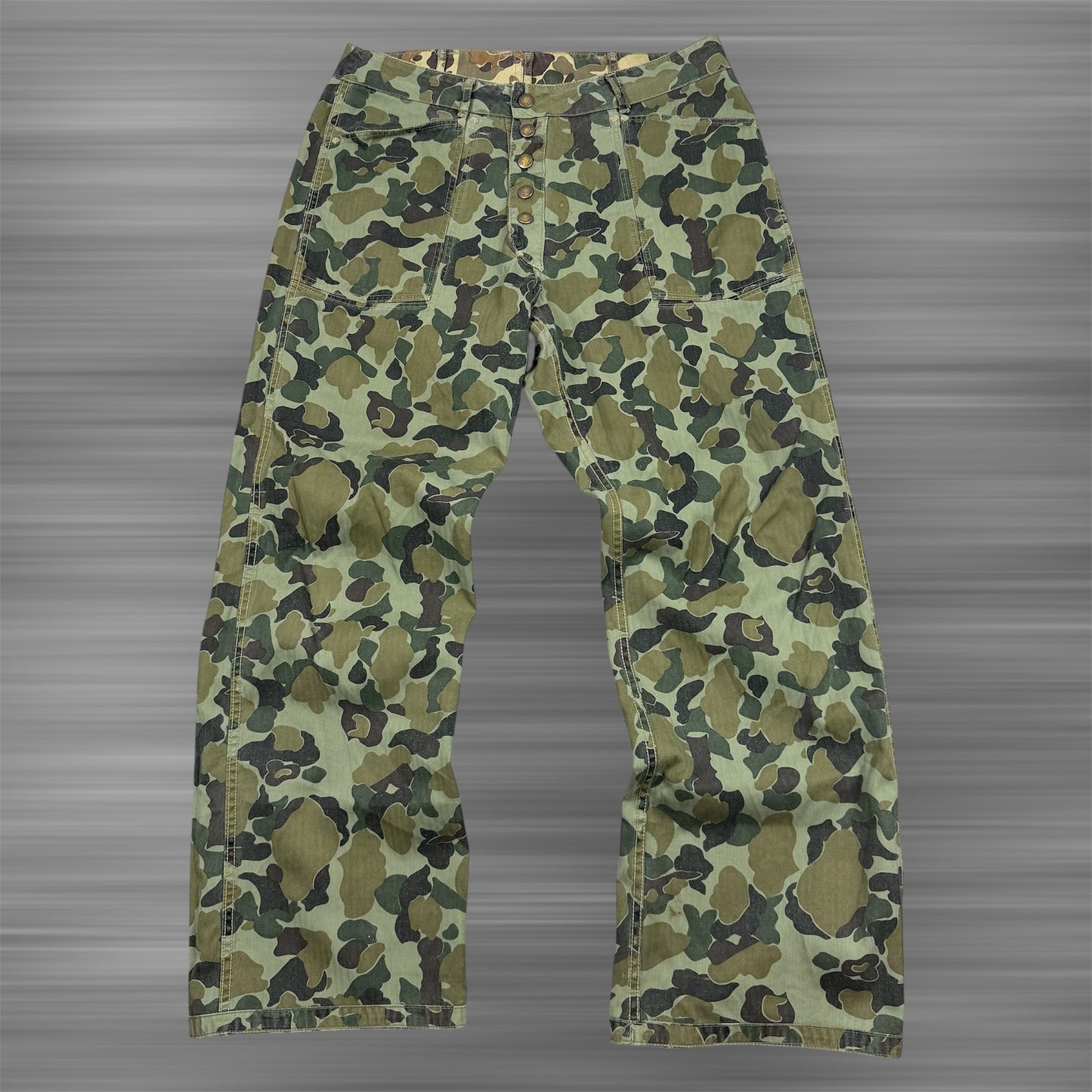 Kapital Reversible 6 Pockets Camouflage Pants