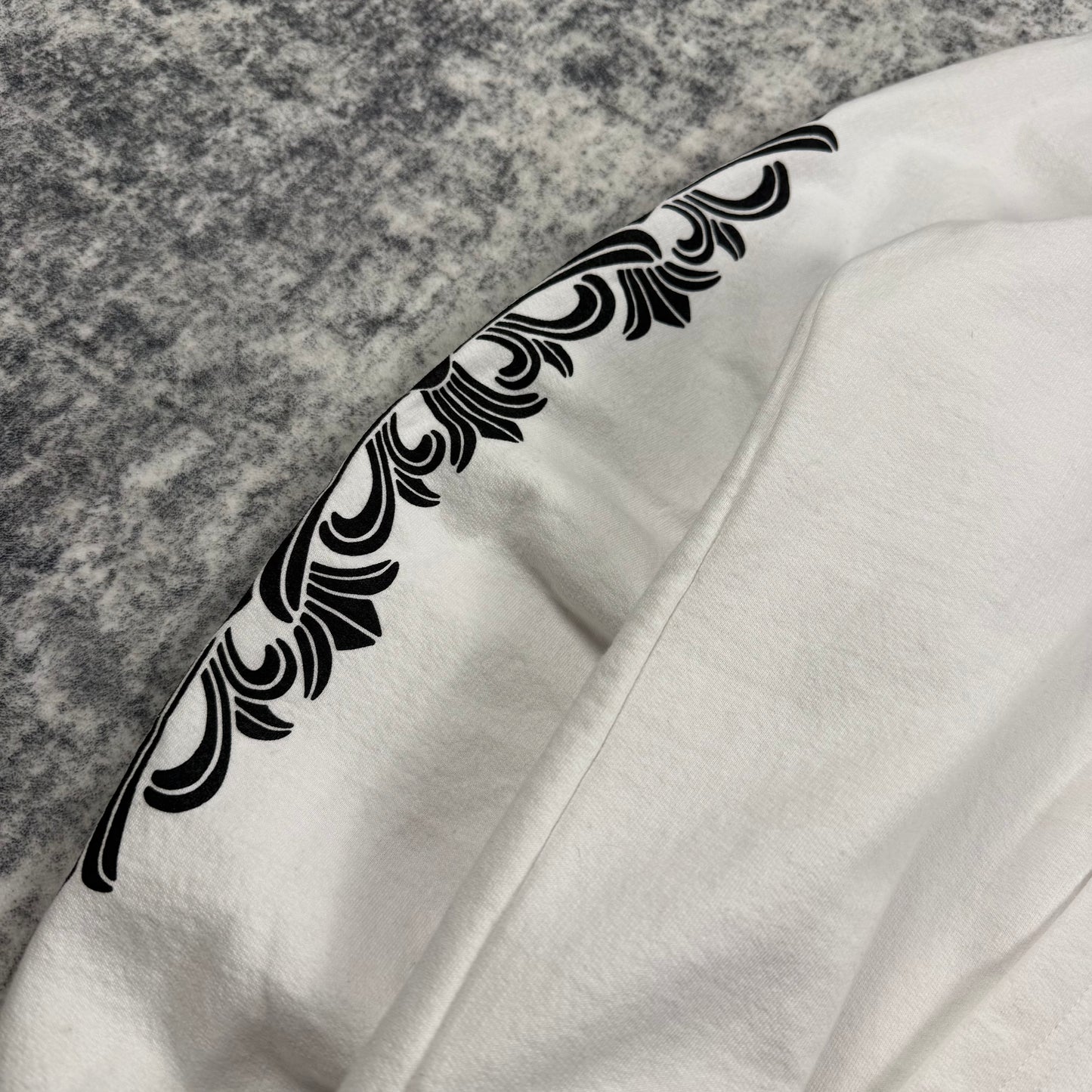 Chrome Hearts Horseshoe Floral ‘White’ Hoodie