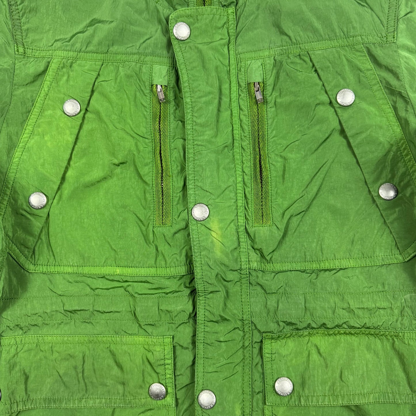 C.P. Company Vintage Nylon Metal ‘Green’ Multi Pocket Jacket